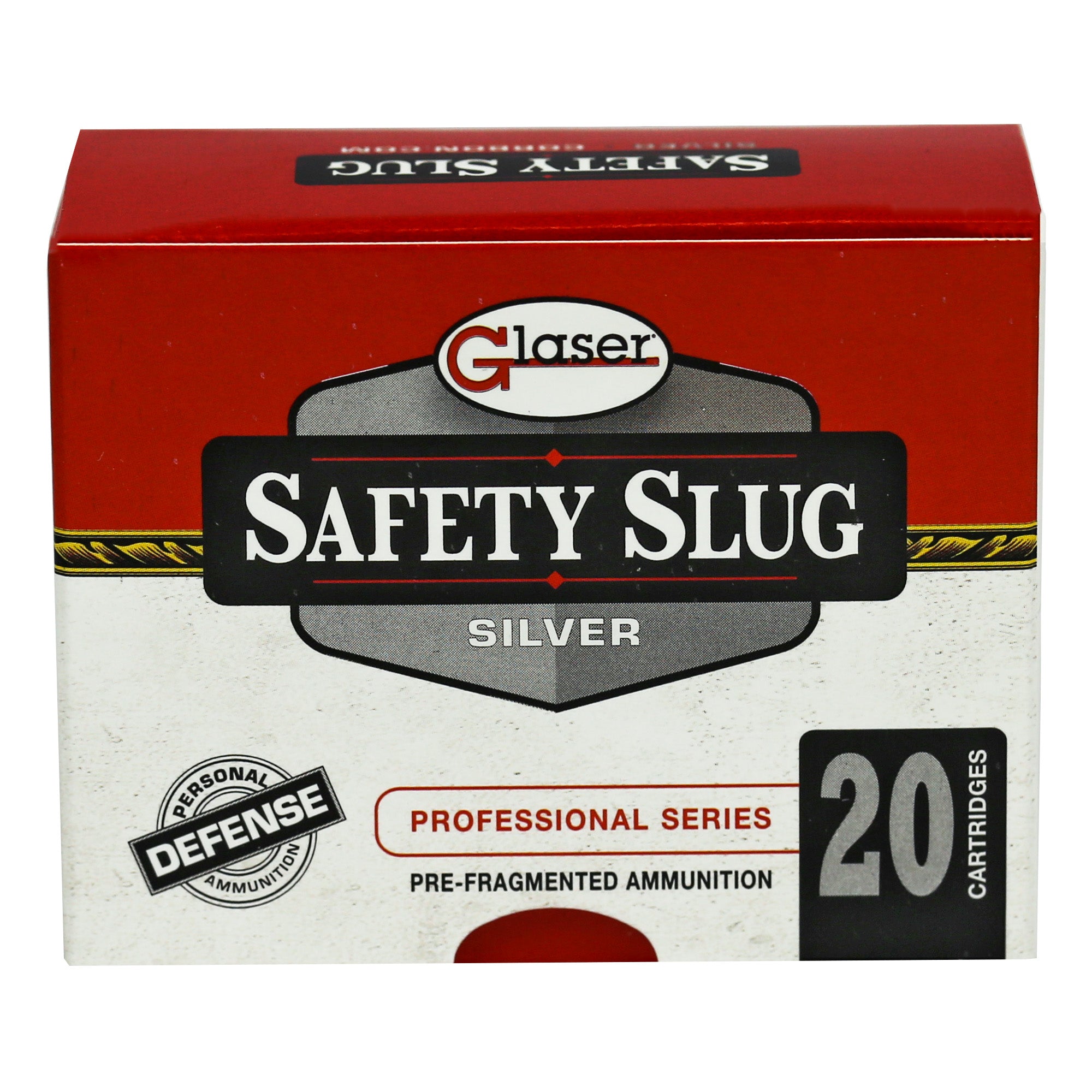 Glaser .380 ACP/Auto Silver 70 grain Pre-Fragmented ammunition