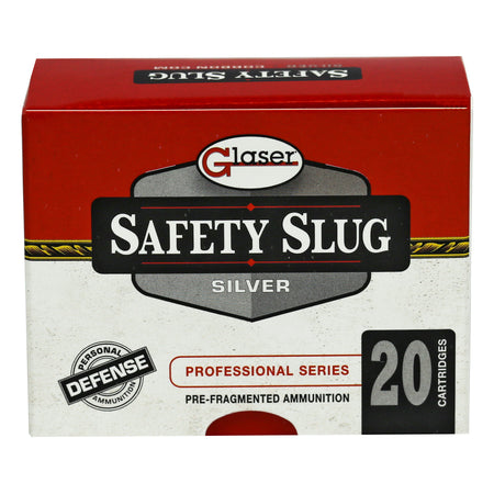 Glaser .380 ACP/Auto Silver 70 grain Pre-Fragmented ammunition