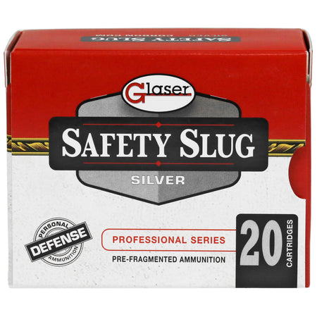 Glaser .40 S&W Silver 115 grain Pre-Fragmented ammunition