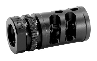 GrovTec G-COMP Compensator for 9mm, 1/2x28 Thread Pitch, Black Nitride, Steel GTHM351