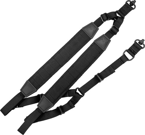 GrovTec Push Button Swivel MOLLE Backpack Sling in Black