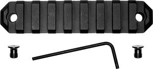 GrovTec Black Aluminum KeyMod 3.8" 9 Slot Rail Section
