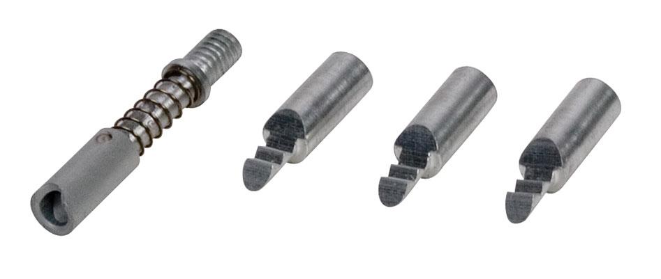 Gunslick 4 Pc Snap Lock Cleaning Rod Adaptor Pack Rifle 8-32