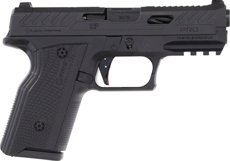 FUSION XF PRO 9MM 4" 10RD BLACK OPTIC READY/GLOCK MAGS