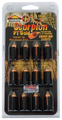 Harvester Scorpion .50 Caliber 260 Grain .451 Poly Tip Sabot 12PK
