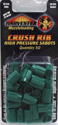 Harvester .50 Cal Crush Rib Sabot for .44 Cal Bullets 50 Count