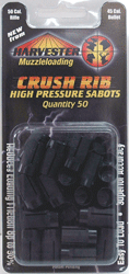 Harvester .50 Cal Crush Rib Sabot for .45 Cal Bullets 50 Count