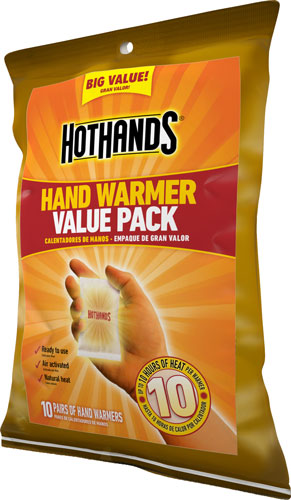 HotHands Hand Warmers Value Pack 10 Pairs Per Pack 10Hr