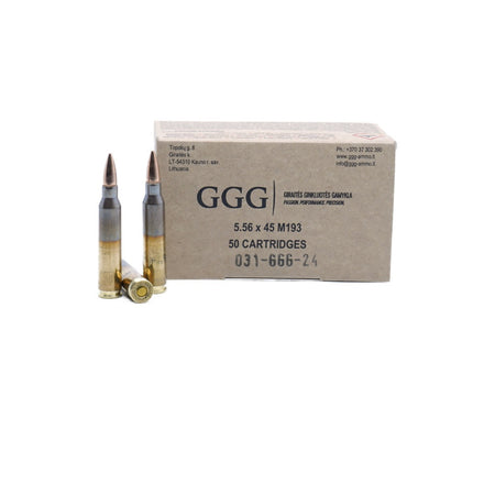 GGG 5.56x45mm NATO M193 55 Grain Full Metal Jacket(FMJ)