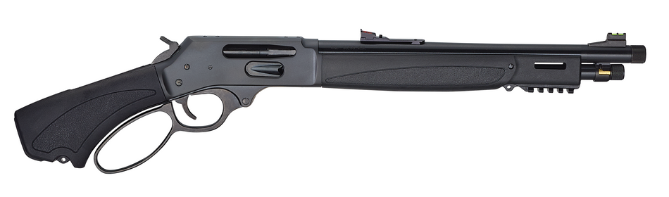 Henry H009GBLX3030 Bear's Leg 30-30 Win 3+1 13.80" Blued Threaded Barrel, Blue Steel Drilled & Tapped Receiver, Black Synthetic Fixed w/Pistol Grip Stock