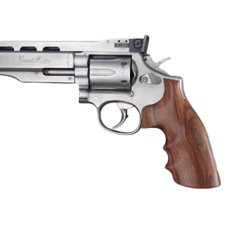 Hogue Pau Ferro Wood Grips for S&W K/L Frame Square Butt Revolvers