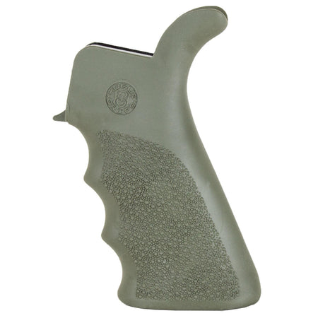 Hogue AR-15/M16 Beavertail Grip Finger Groove OverMolded Rubber OD Green