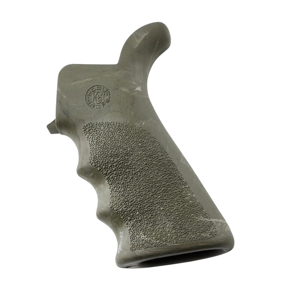 Hogue AR-15/M16 OverMolded Rubber Beavertail Grip in Ghillie Green