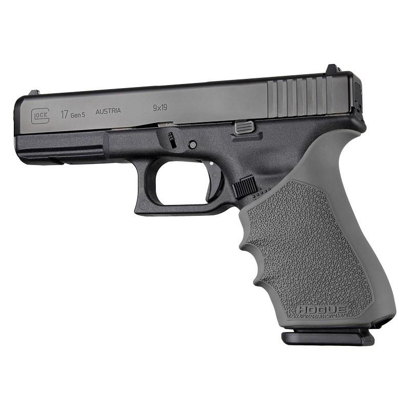 Hogue HandAll Beavertail Cobblestone Grip Sleeve Glock 17 Gen 1-2-5 Slate Grey