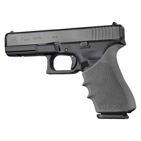 Hogue HandAll Beavertail Cobblestone Grip Sleeve Glock 17 Gen 1-2-5 Slate Grey