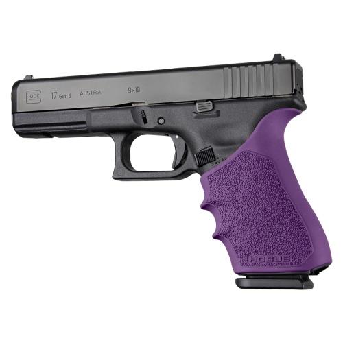 Hogue HandAll Beavertail Grip Sleeve Purple for Glock 17 Gen 1/2/5