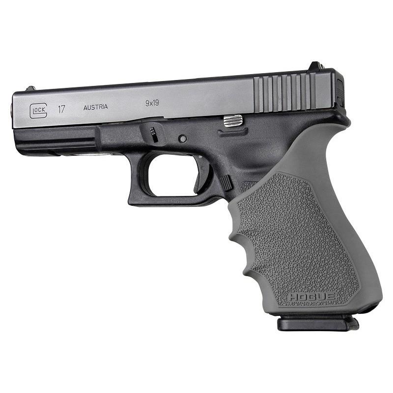 Hogue HandAll Beavertail Rubber Grip Sleeve Glock 17 Gen 3 4 Slate Grey