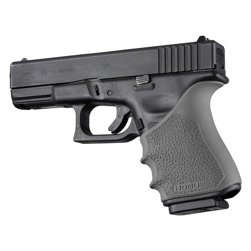 Hogue HandAll Glock 19 Gen 3-4 Beavertail Handgun Grip Sleeve Slate Grey