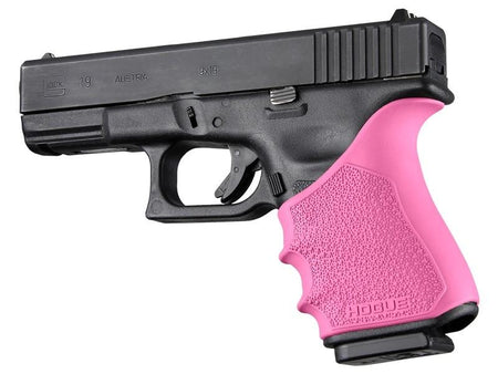 Hogue HandAll Beavertail Grip Sleeve Pink for Glock 19 23 32 38 Gen 3-4