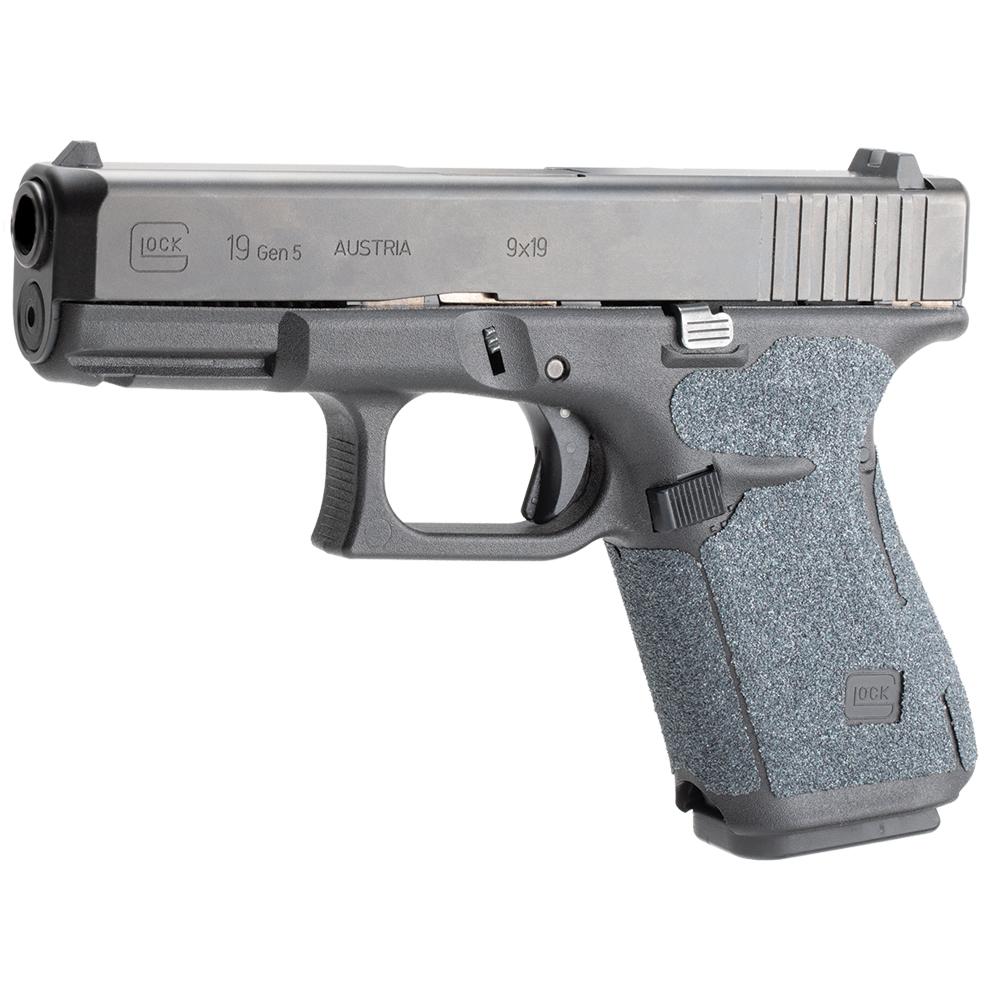 Hogue Wrapter Grit Grip for Glock Gen 5 Models 19 19MOS 44 - Black