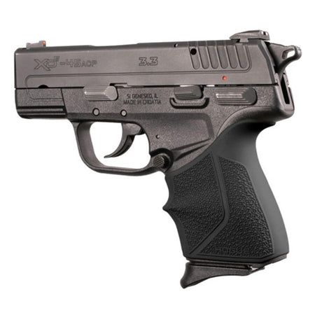Hogue Handall Beavertail Grip Sleeve Black for Springfield XD-E 9mm 45 ACP