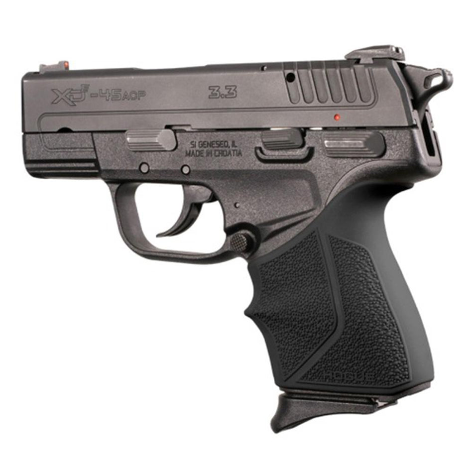 Hogue Handall Beavertail Grip Sleeve Black for Springfield XD-E 9mm 45 ACP