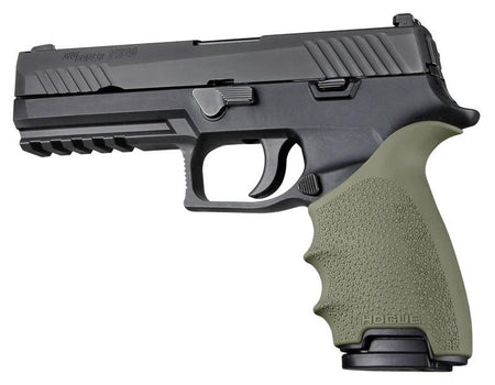 Hogue HandAll Beavertail Grip Sleeve OD Green for Sig Sauer P320