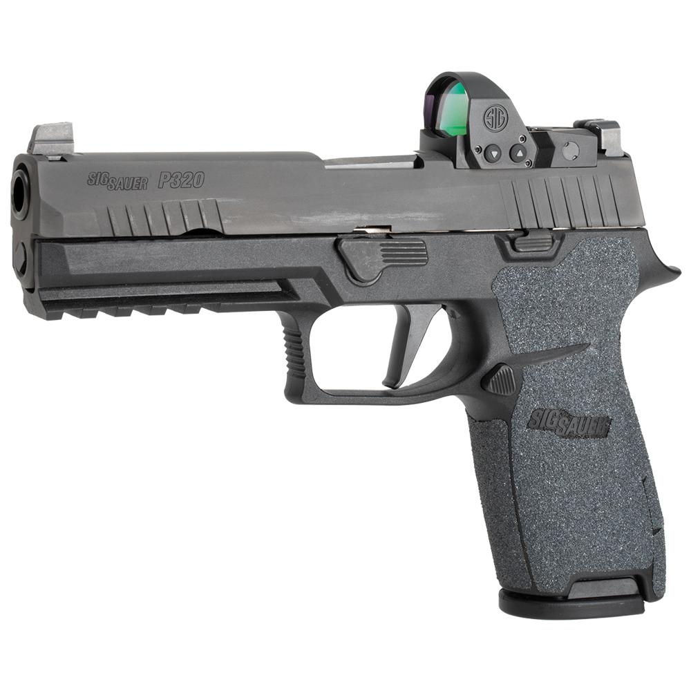 Hogue Wrapter Grit Grip for Sig P320 Full Size Medium Module - Black