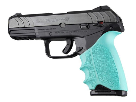 Hogue HandAll Beavertail Grip Sleeve Aqua for Ruger Security 9