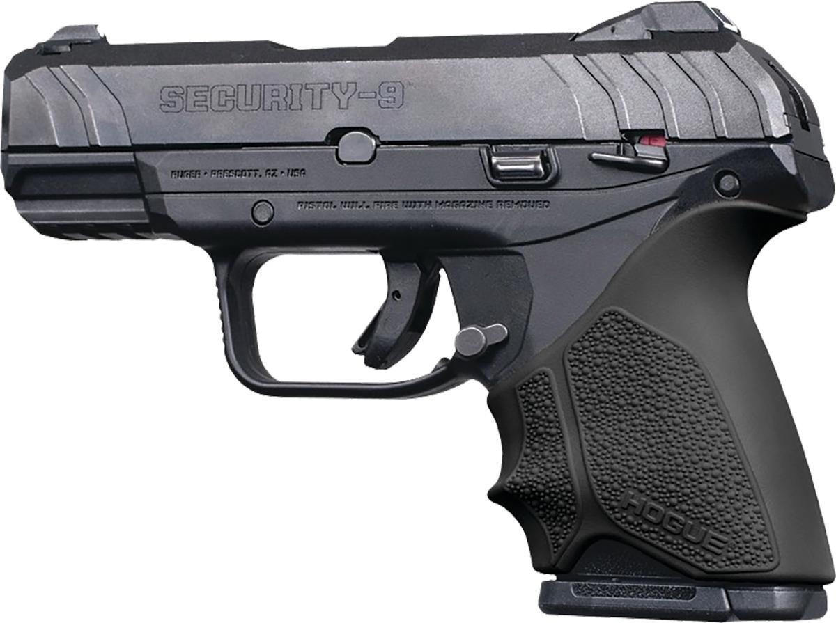 Hogue HandAll Cobblestone Beavertail Grip Sleeve Ruger Security 9 Compact Black