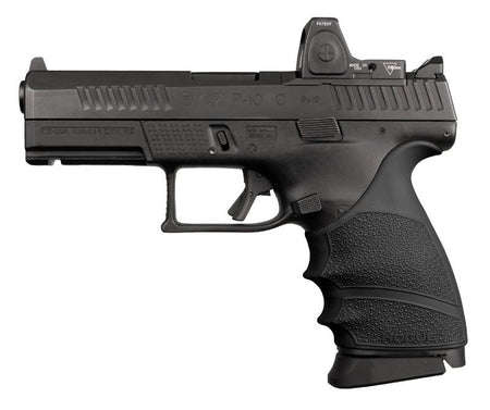 Hogue HandAll Beavertail Rubber Handgun Grip Sleeve CZ P-10 Compact Black