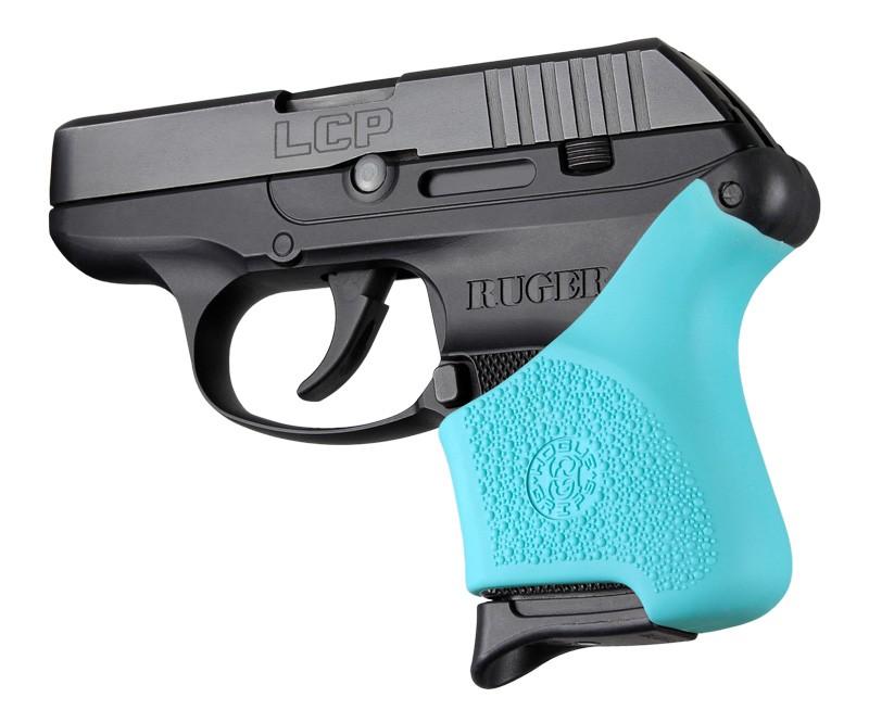 Hogue Handall Hybrid Ruger LCP Grip Sleeve Aqua Color