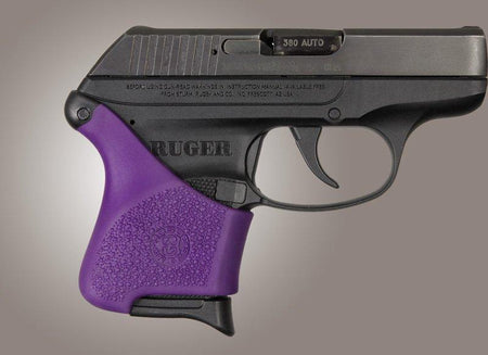 Hogue HandAll Hybrid Pistol Grip Sleeve for Ruger LCP Purple