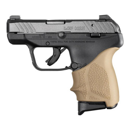 Hogue HandAll Beavertail Cobblestone Grip Sleeve Ruger LCP Max FDE