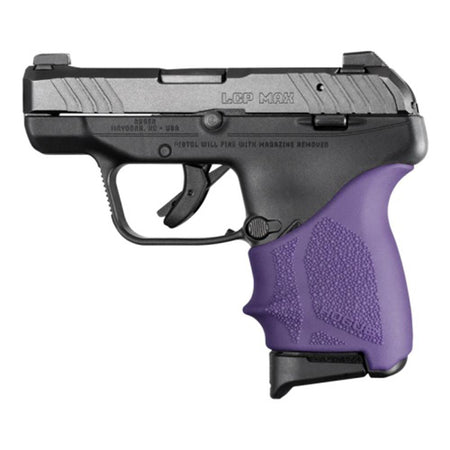 Ruger LCP Max Hogue HandAll Beavertail Grip Sleeve in Purple