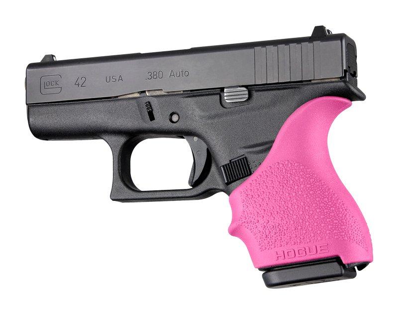 Glock 42 43 Hogue HandAll Beavertail Handgun Grip Sleeve Pink
