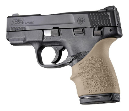 Hogue FDE Beavertail HandAll Grip Sleeve S&W M&P Shield 45 Kahr P9 P40 CW9 CW40