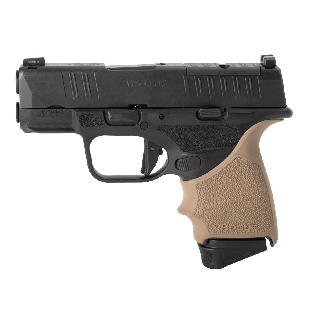 Springfield Hellcat Hogue HandAll Beavertail Grip Sleeve FDE