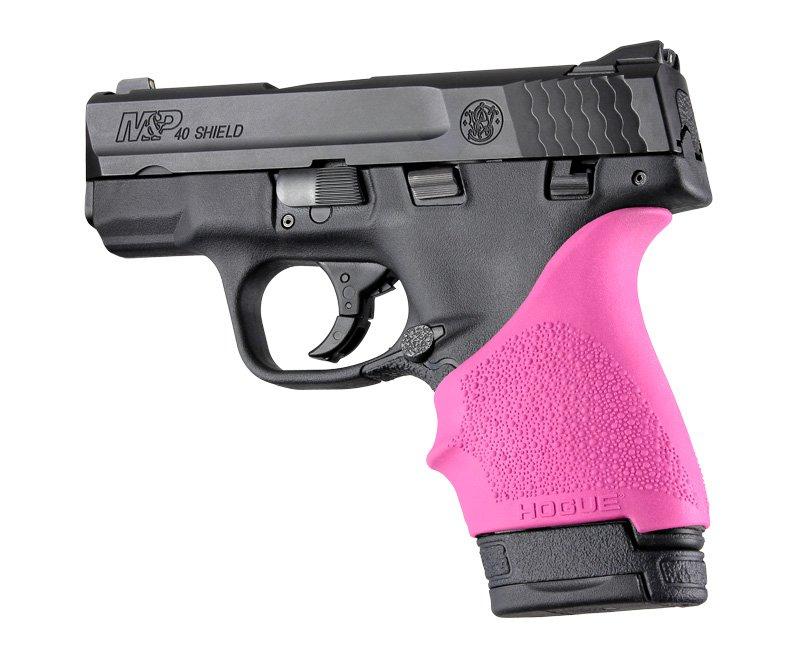 Hogue HandAll Beavertail Rubber Grip Sleeve for Shield LC9 Glock 26/27 Pink