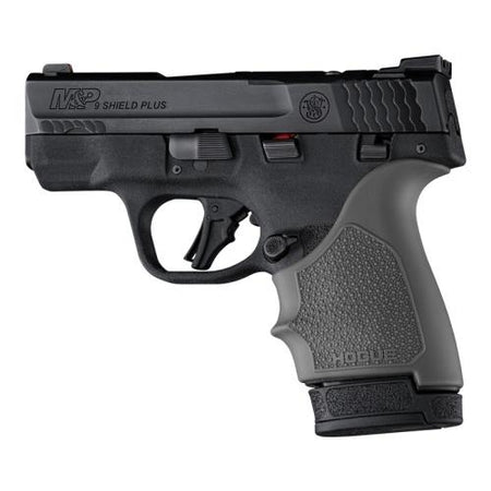 Hogue HandAll Beavertail Rubber Grip Sleeve S&W Shield Plus Slate Grey