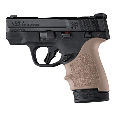 Hogue HandAll Beavertail Rubber Grip Sleeve S&W M&P 9 Shield Plus Flat Dark Earth