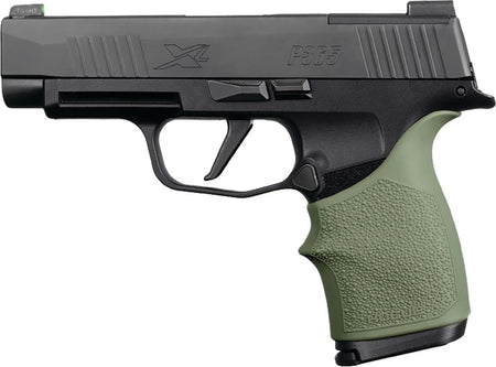 Sig Sauer P365XL Hogue HandAll Beavertail Grip Sleeve OD Green