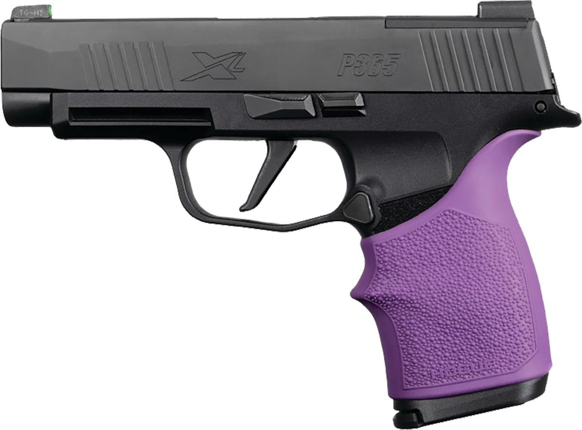 Sig Sauer P365XL Hogue HandAll Beavertail Grip Sleeve Purple