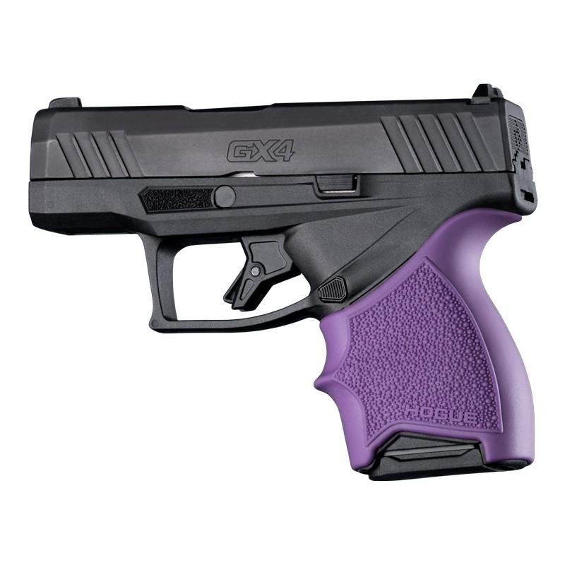 Hogue HandAll Beavertail Pistol Grip Sleeve Taurus GX4/GX4L Purple Color