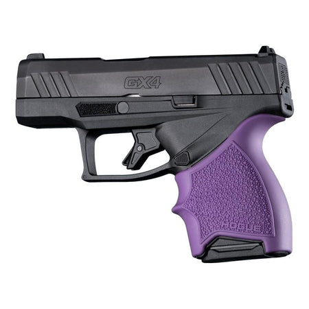 Hogue HandAll Beavertail Pistol Grip Sleeve Taurus GX4/GX4L Purple Color