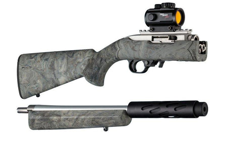 Hogue Ruger 10-22 Takedown OM Stock Standard Barrel Channel Ghillie Green