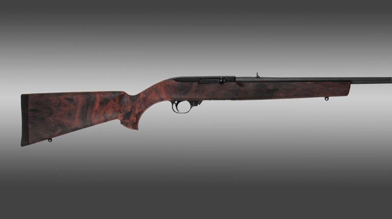 Hogue Ruger 10-22 Red Lava Rubber OverMolded Rifle Stock .920" Barrel
