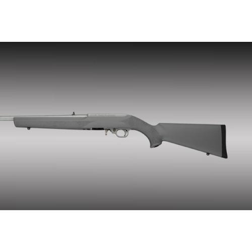 Hogue 10-22 Rubber Overmolded Rifle Stock Standard Barrel Channel - Slate Grey