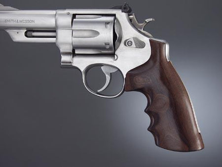 Hogue S&W N Frame Square Butt Fancy Hardwood Revolver Grip