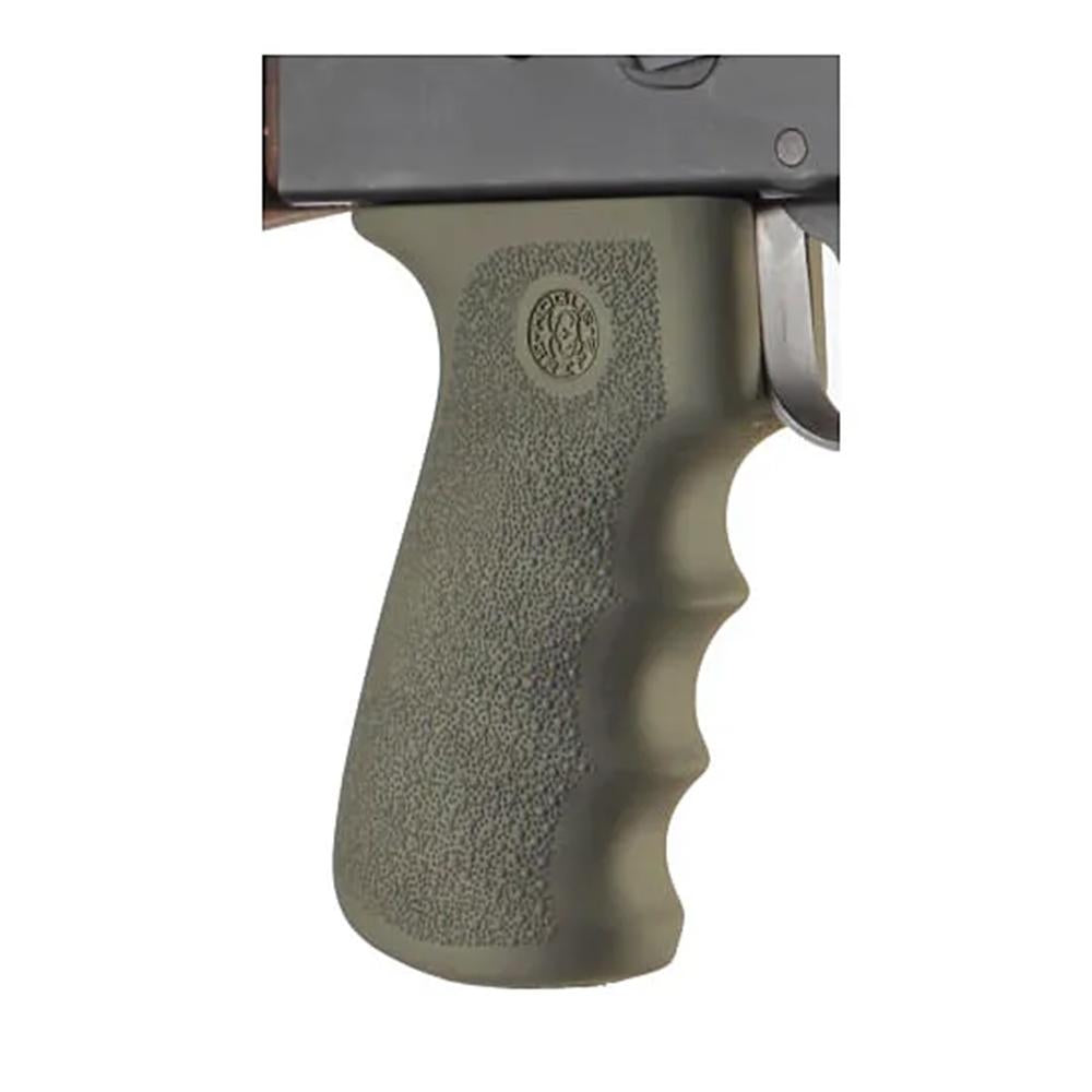Hogue AK-47/AK-74 OD Green Rubber Grip w/ Finger Grooves